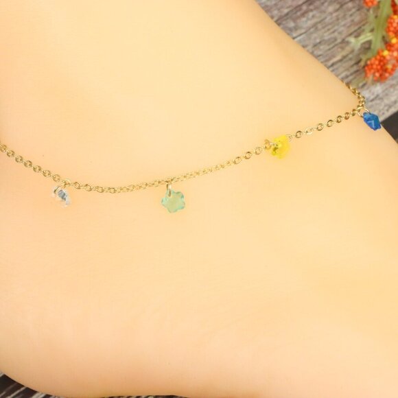 "Elegant Handmade Anklet – Delicate Jewelry for Women, MAR091538 - Picture 9 of 10